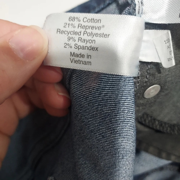 Lane Bryant Dark Wash Mid-Rise Straight Denim Jeans in Size 20 - Picture 12 of 13